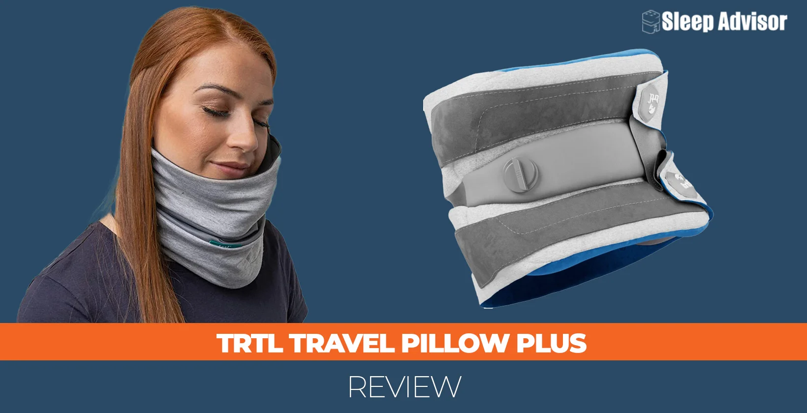trtl Pillow Plus - Vliegtuig Nek Kussen voor Reizen - Vliegtuigkussen met Schuimvulling voor Hoofd- en Nekondersteuning - Machinewasbaar - Waterdichte Draagtas - Antraciet