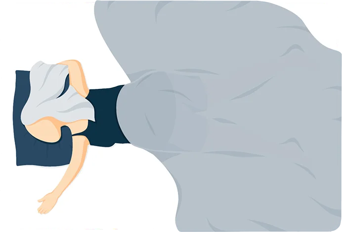 18 Tips to Get Rid of Dark Circles and Eye Bags 10 Illustration of An Elderly Lady Sleeping Peacefully