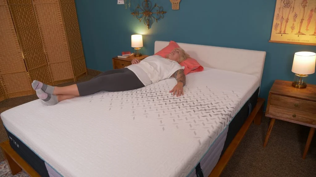 Nectar Premier Hybrid Review for 2026, Expert Tested 7 Nectar Premier Hybrid back sleeping