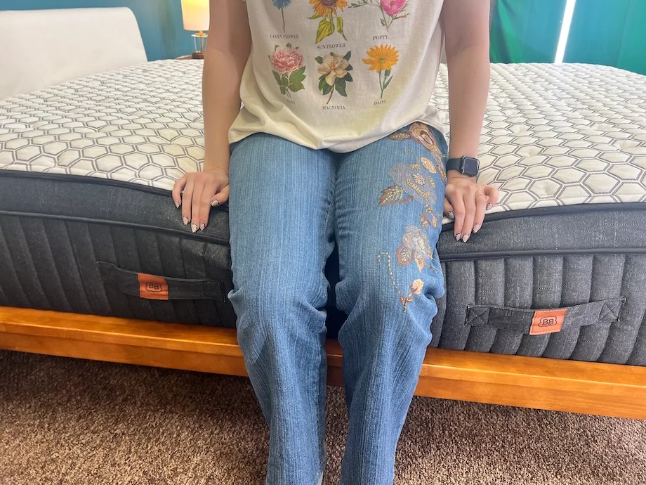 Brooklyn Bedding Sedona Elite edge support testing