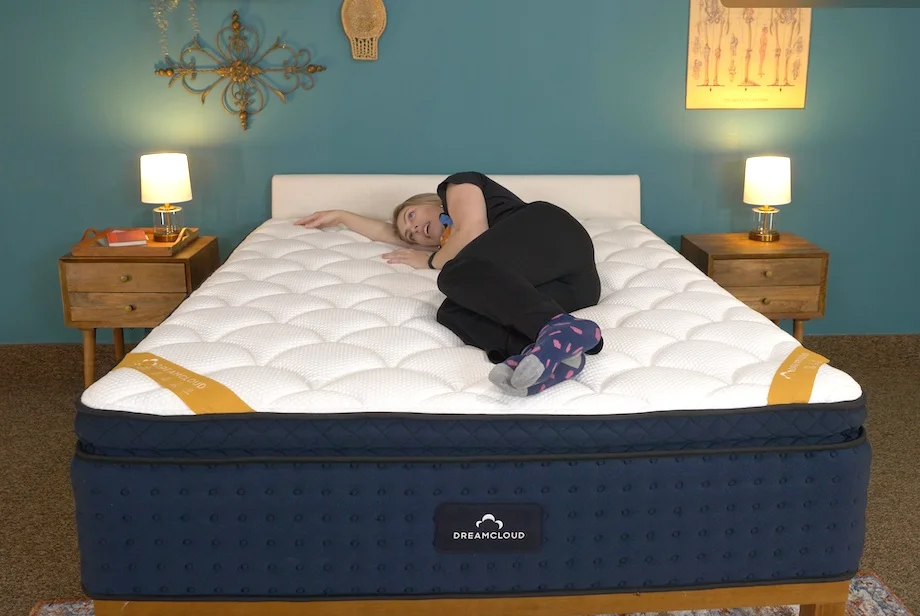 Julia tested the DreamCloud Premier Rest Hybrid for side sleepers