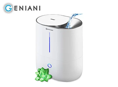 Our 6 Highest Rated Humidifiers for Asthma for 2026 6 Product image of GENIANI Top Fill Cool Mist Humidifiers for Bedroom and Essential Oil Diffuser