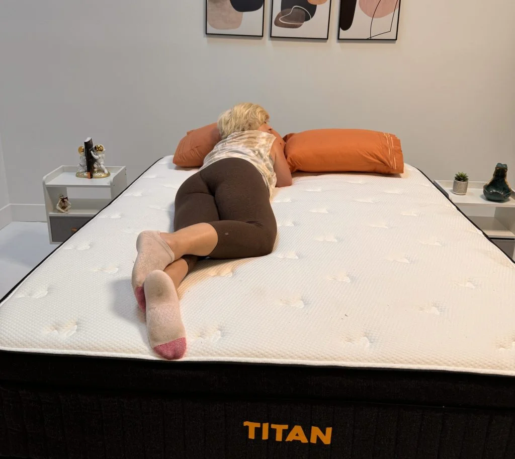 Titan Plus Luxe Review for 2026, Expert Tested 8 Titan Plus Luxe stomach sleeping scaled e1728961615367