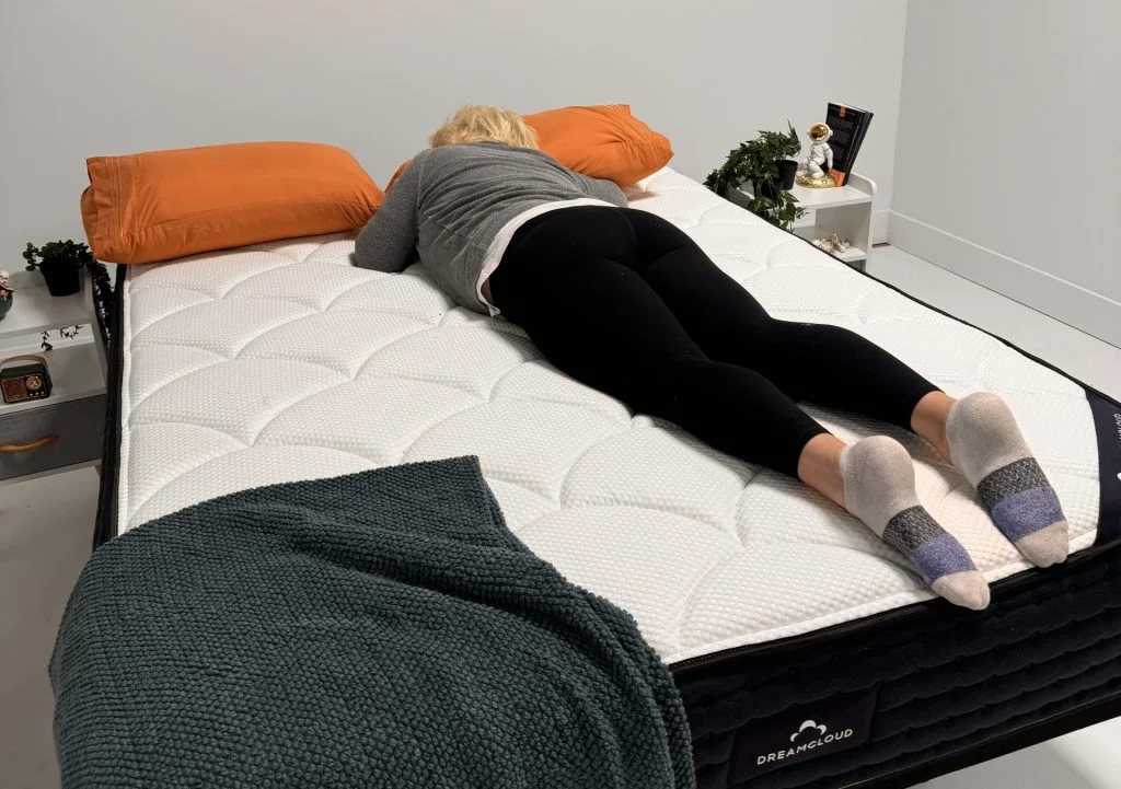 DreamCloud Mattress Review for 2026, Expert Tested 8 DreamCloud Original Hybrid Stomach scaled e1730412765705
