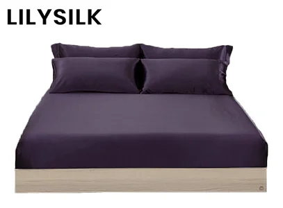 Best Silk Sheets - Top 9 Products for 2026 13 LilySilk 4Pcs Silk Bedding Sheets Flat product image