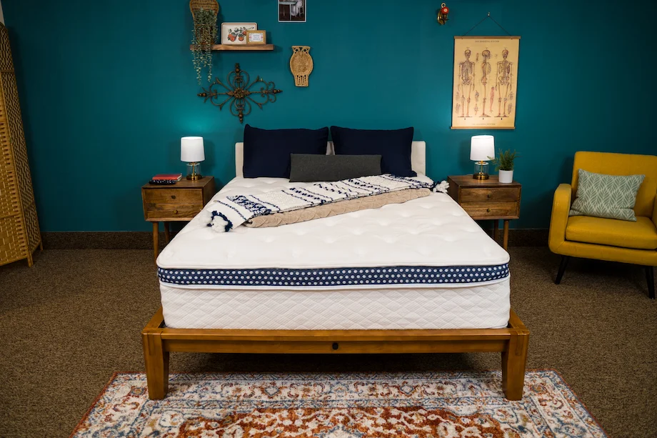 WinkBed mattress in Sleep Advisor's testing studio