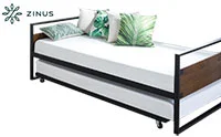 8 Top Rated Trundle Beds - Our Reviews and Ratings for 2026 6 zinus suzanne product image of trundle bed small
