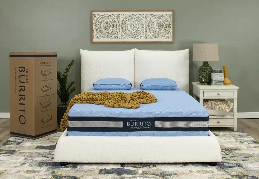 Blue Burrito Supreme Hybrid Queen Mattress rcwilley image2900
