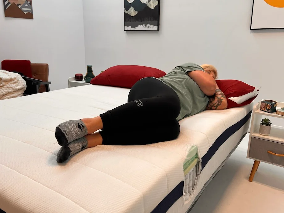 Nolah vs. Helix Mattress Comparison for 2026 37 Helix Midnight side sleeper close up