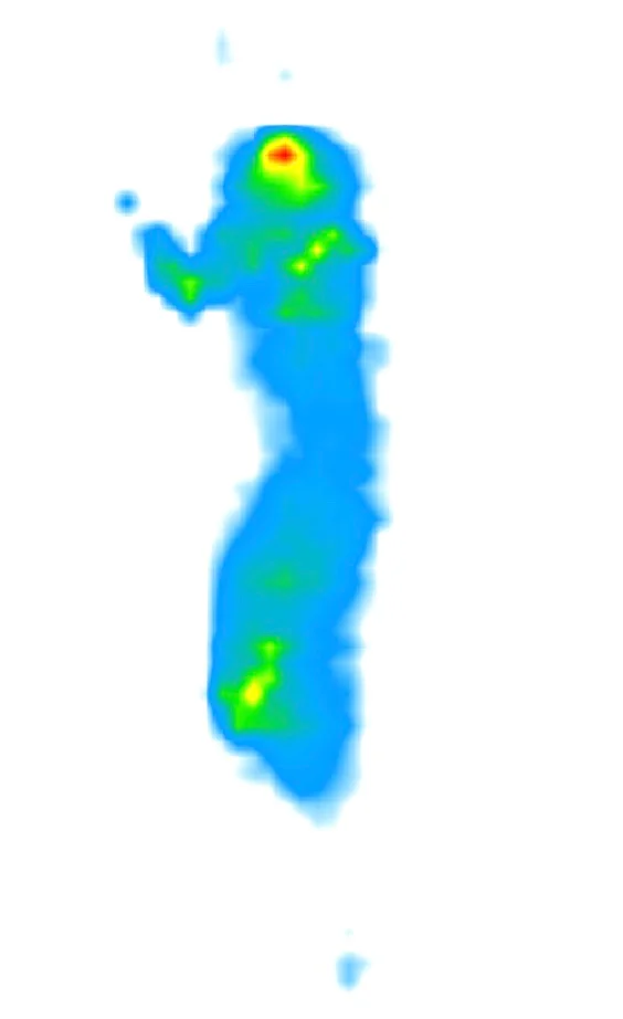 winkbed side sleeping pressure map