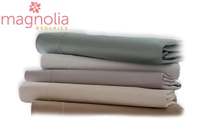 Our 10 Top Rated Organic Cotton Sheets for 2026 14 product image of Magnolia Organics Estate Collection Sheet Set