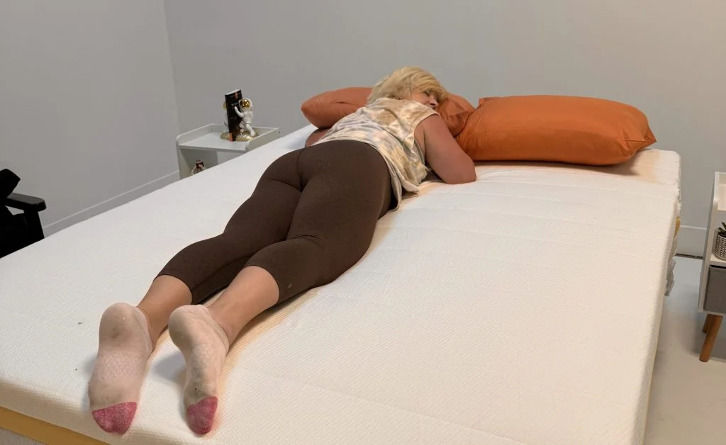 Helix Dawn Mattress Review for 2026, Expert Tested 8 Helix Dawn stomach sleeping scaled e1729538957850