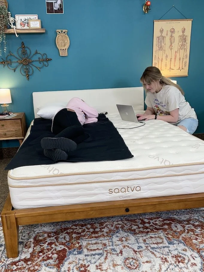 Saatva Mattress Review for 2026, Expert Tested 9 Saatva Classic pressure map testing