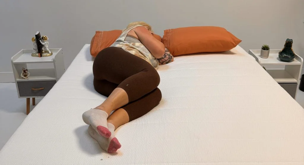 Helix Dawn Mattress Review for 2026, Expert Tested 6 Helix Dawn side side sleeping scaled e1729538937219