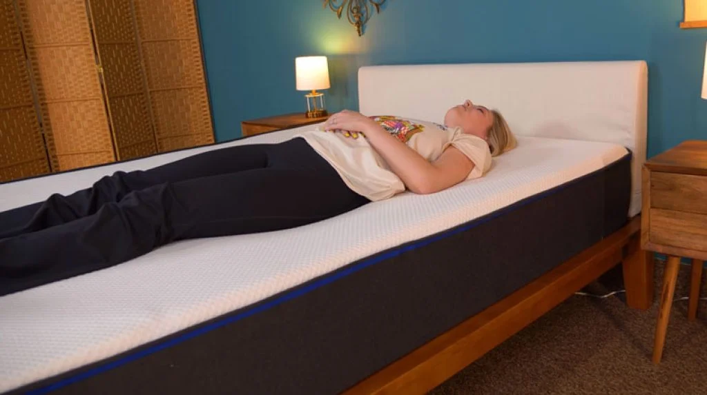 Julia is testing Nectar mattress