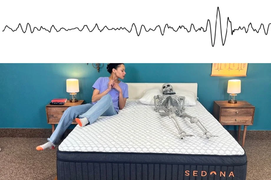 Brooklyn Bedding Sedona Elite motion isolation testing image
