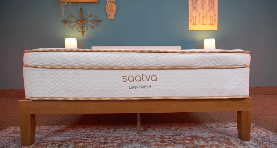 Saatva Latex Hybrid hero image