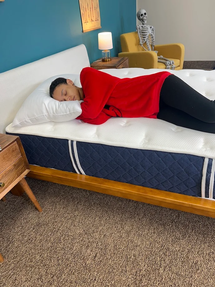 Brooklyn Bedding Signature Hybrid lightweight side sleeper testing