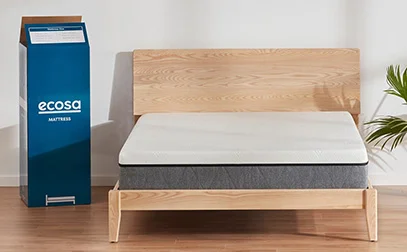 Our In-Depth Ecosa Mattress Review for 2026 2 Ecosa product image with lifestyle background