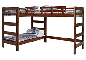 l shaped bunk
