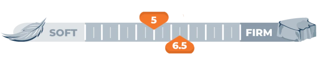 Tempur-Pedic Mattress Reviews 2026, Expert Tested 8 firmness scale 5 and 6.5