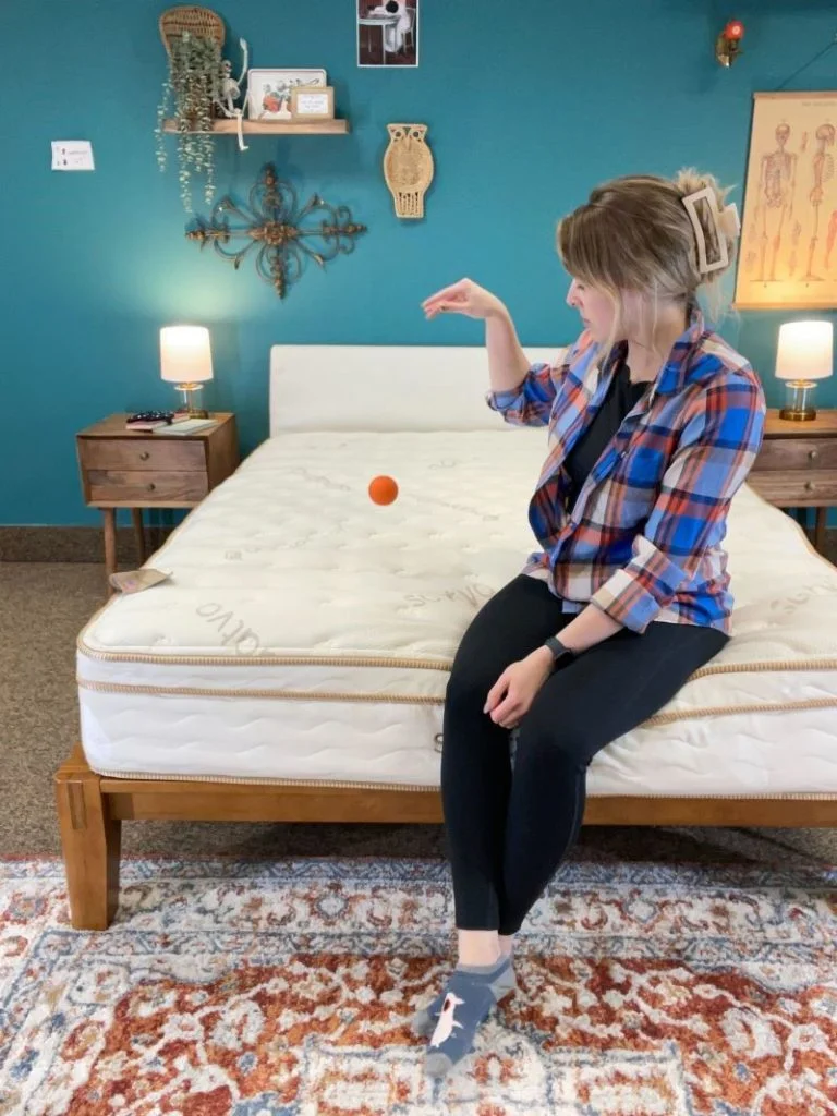 Saatva Mattress Review for 2026, Expert Tested 17 Julia Saatva Bounce Test