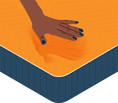 Medium Illustration of Memory Foam Mattress