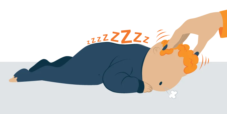 How to Get Your Baby to Nap Longer - Learn Useful Tips and Tricks 3 illustration of babys toes sticking out from footed pajamas