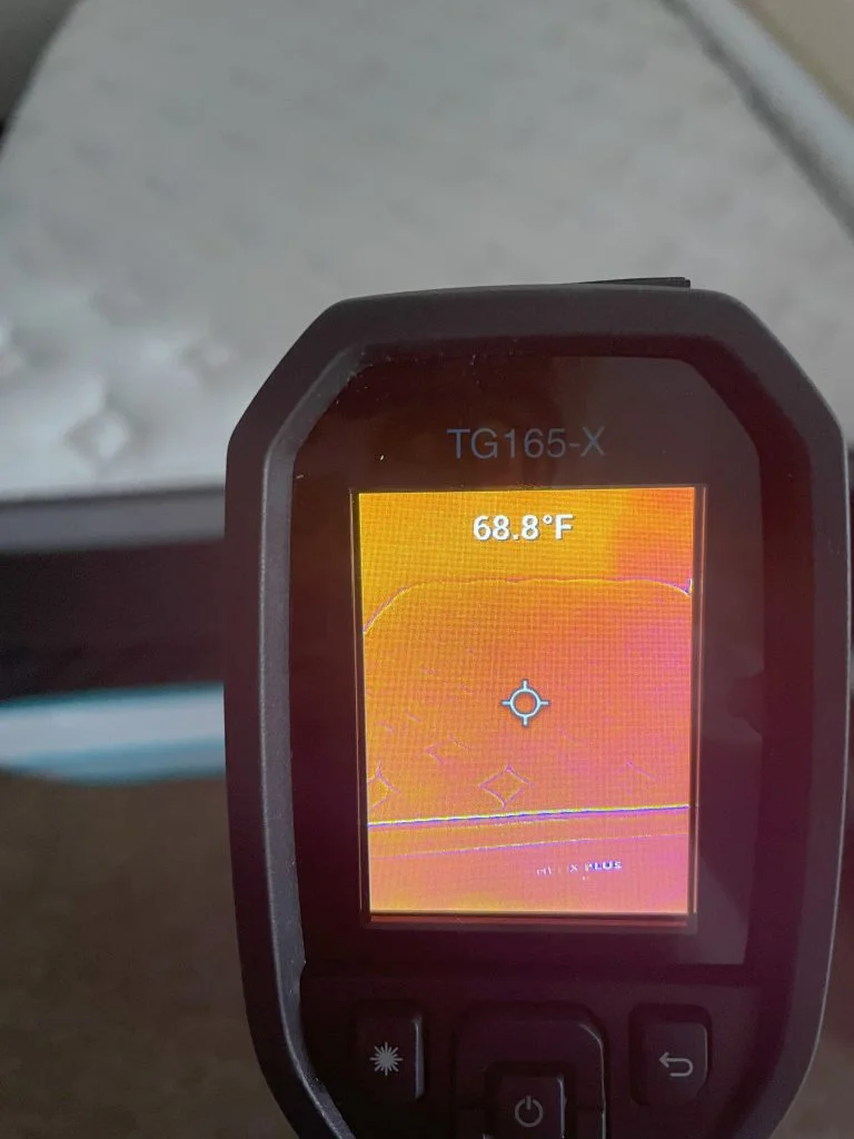 Helix Plus Luxe initial temperature