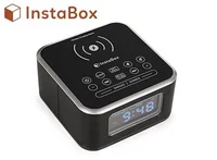 Our 7 Highest Rated Bluetooth Alarm Clocks for 2026 8 InstaBox W33 Bluetooth Dual Alarm Clock with Wireless Charging product image small