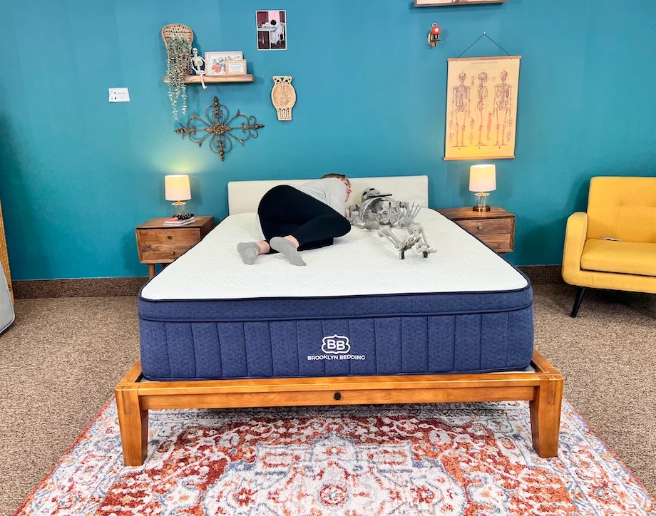 Brooklyn Bedding Aurora Luxe Motion Isolation Test