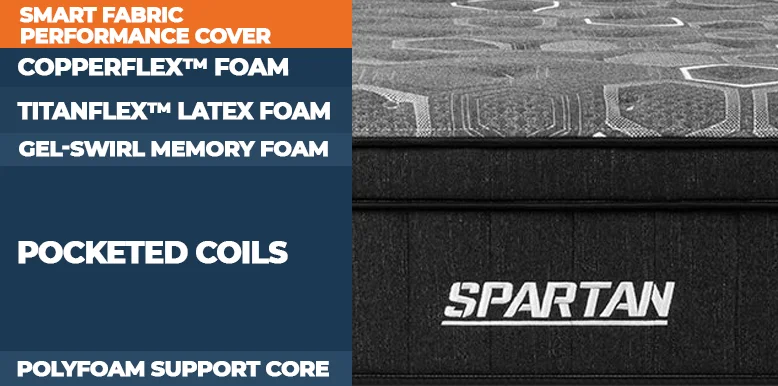 layers of spartan bed