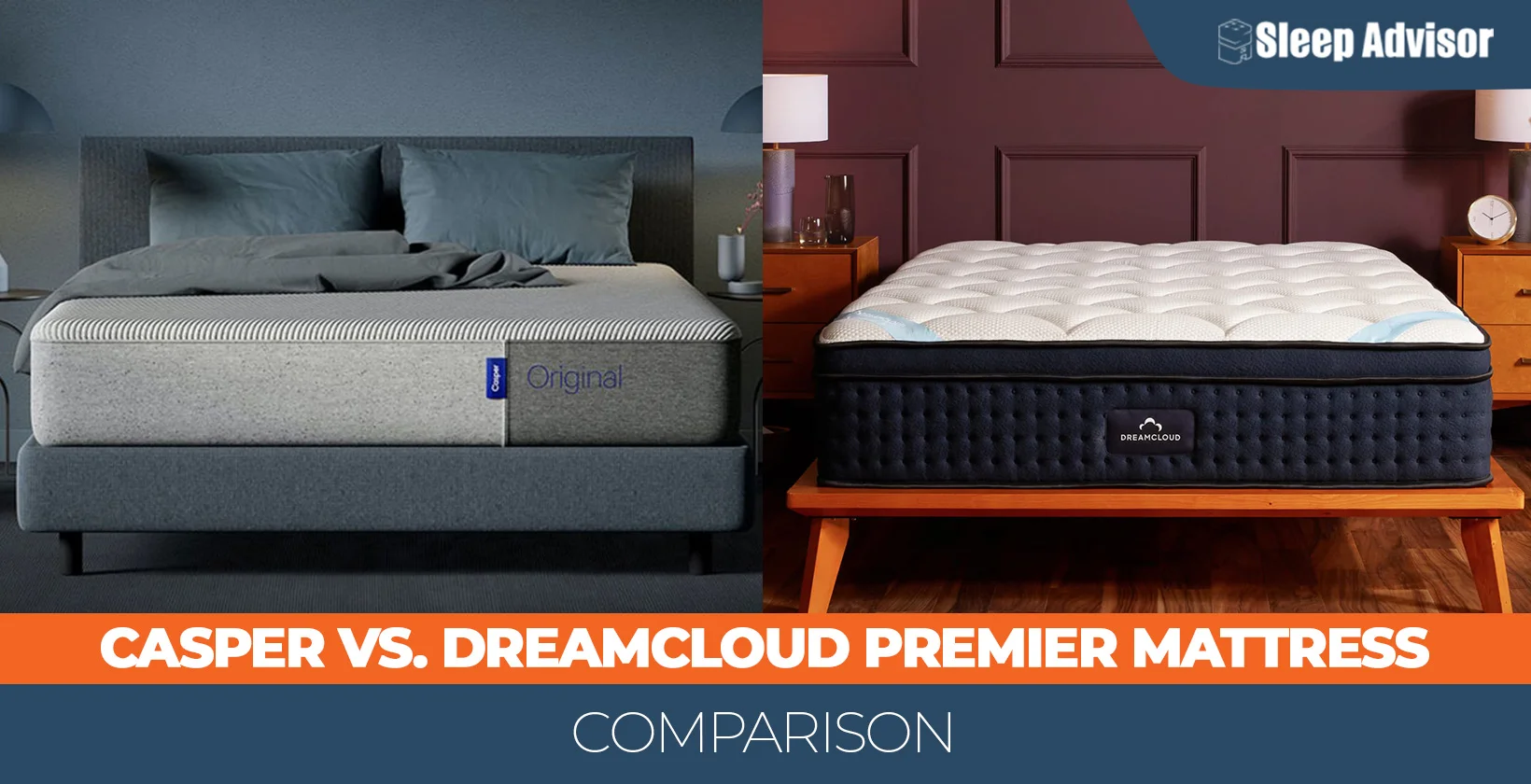 Casper vs. DreamCloud Premier Bed Comparison for 2026