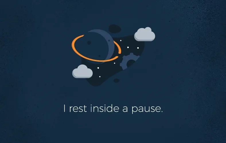 rest in a pause