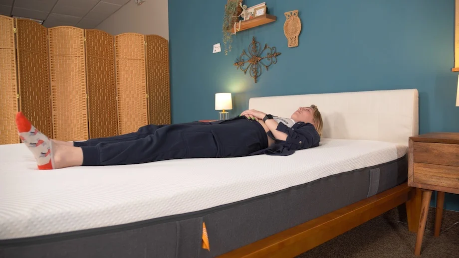 Emma mattress back sleeper testing