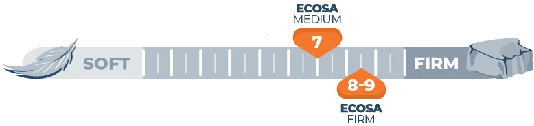 Our In-Depth Ecosa Mattress Review for 2026 4 Mattress Firmness Scale Ecosa