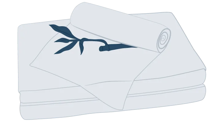 bamboo sheets illustration