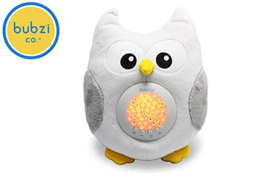 Best Night Light for Toddlers - Our 9 Top Rated Picks (2026) 17 Bubzi Co Baby Toys Owl White Noise Sound Machine, Toddler Sleep Aid Night Light product image