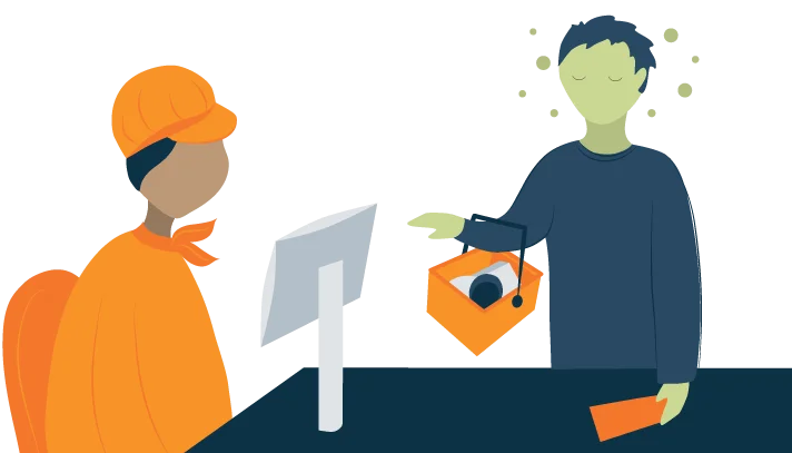 Why You Get Tired and Sleepy When You’re Sick 3 Illustration of Tired Zombie in the Market