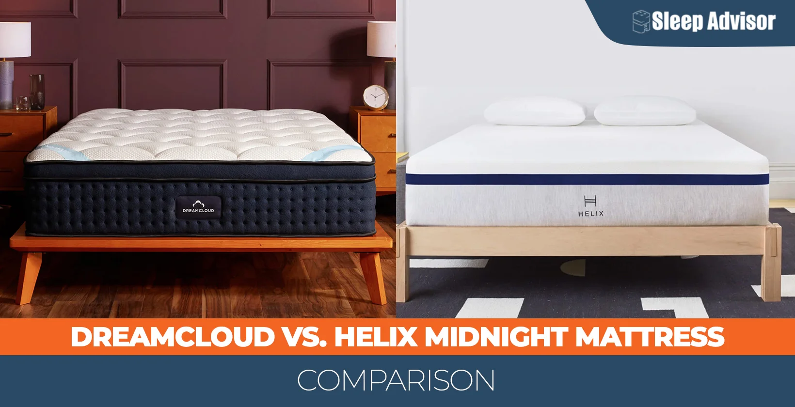 DreamCloud vs. Helix Midnight Mattress Comparison for 2026